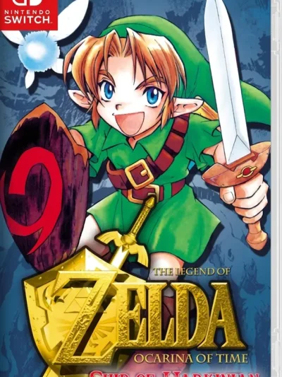The Legend of Zelda Ocarina of Time Switch NSP Fan-made Ocarina of Time Ship of Harkinian cover art styled for Nintendo Switch packaging