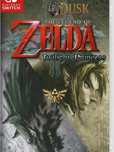 The Legend of Zelda Twilight Princess Switch NSP Nintendo Switch cover art featuring Link and Wolf Link