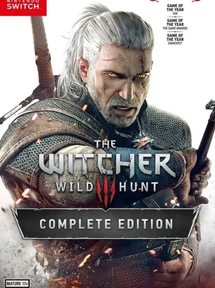 The Witcher 3 Wild Hunt Switch NSP Nintendo Switch box art with Geralt